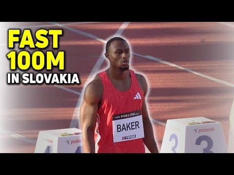 Ronnie Baker Becomes First Man To Run Sub-10 Seconds EVER In Slovakia