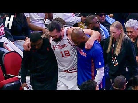 Steven Adams Helped to the Locker Room After Apparent Knee Injury 😳