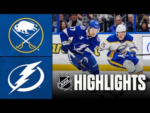 Sabres vs. Lightning | NHL Highlights | February 03, 2026