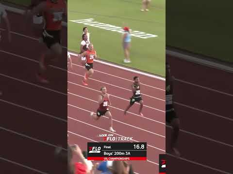 Camden Capehart doubled back to take the UIL Texas State 3A 200m Title in 20.48 (+2.4).