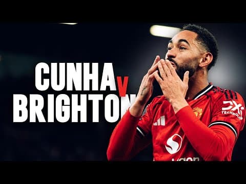Cunha's Account Is OPEN! 🔓 | Man Utd v Brighton