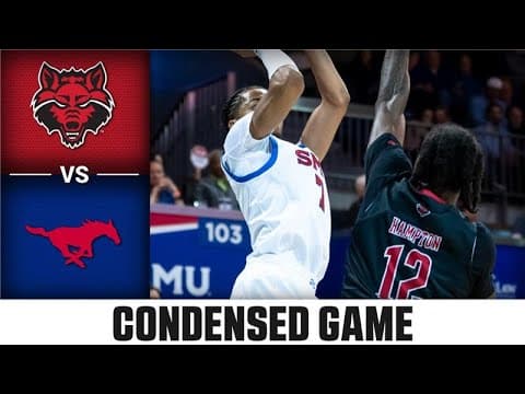 Arkansas State vs SMU Condensed Game | 2025-26 ACC Men's Basketball
