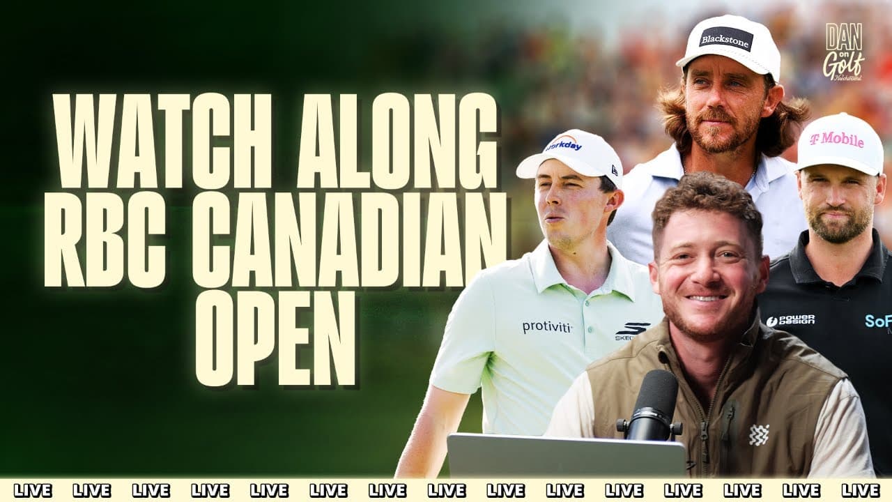 RBC CANADIAN OPEN LIVE WATCH ALONG | Fitzpatrick CHASING DOWN Leaders!