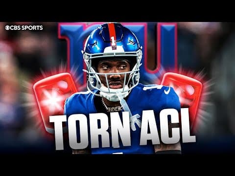 Malik Nabers will miss the remainder of the season with Torn ACL | Reaction & Fantasy Implications