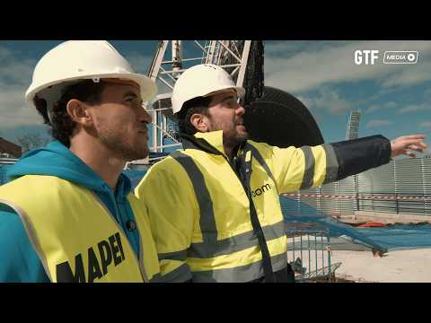 Luis Milla visita la evolución de las obras del nuevo estadio