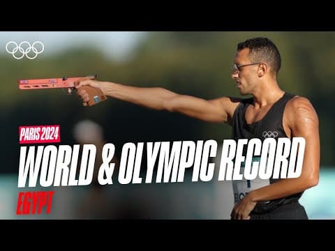 Final Chapter of Modern Pentathlon 🇪🇬🥇 | Best of Egypt at #paris2024 | Anthems