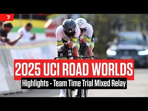 2025 UCI Road World Championships Team Time Trial Mixed Relay Highlights