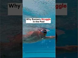 Running fitness ≠ swimming speed. Technique beats effort.