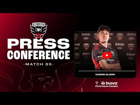 Caden Clark Pre-Match Press Conference | D.C. United vs Charlotte FC | MLS 2025