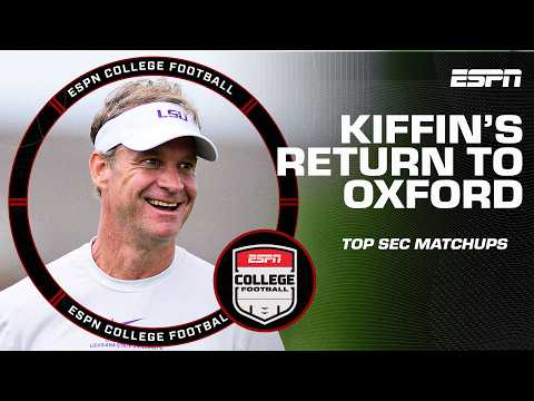Lane Kiffin's Oxford return, Florida-Georgia rivalry & exciting SEC games 🍿 | ESPN College Football