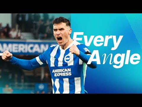 EVERY ANGLE | Gross Hits First Goal Since Brighton Return