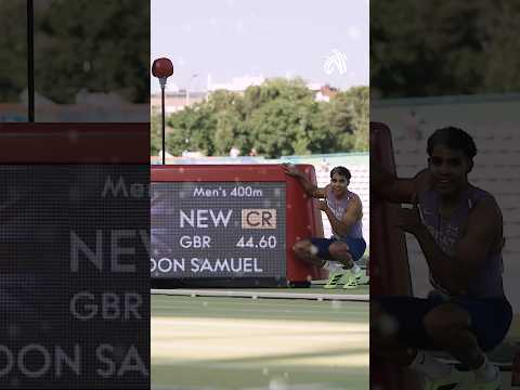 CR 🤝 PB #400m #record #europeanathletics #sports #trackandfield #athletics