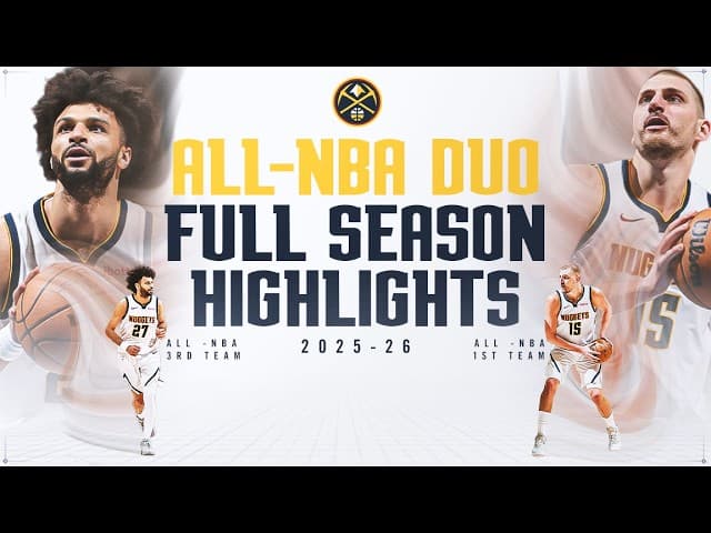 Every Nikola Jokić & Jamal Murray Assist To Each Other From The 2025-26 Season!