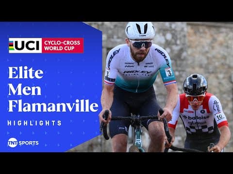 STUNNING VICTORY! 🤩  | Men's Flamanville Cyclocross World Cup Highlights | TNT Sports Cycling