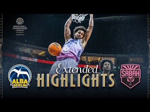 ALBA BERLIN v BC Sabah | Full Game Highlights | #BasketballCL 2025-26