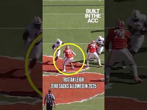 💪 Elite athleticism at tackle. Tristan Leigh is #BuiltInTheACC    #nfldraft #clemsontigers #cfb