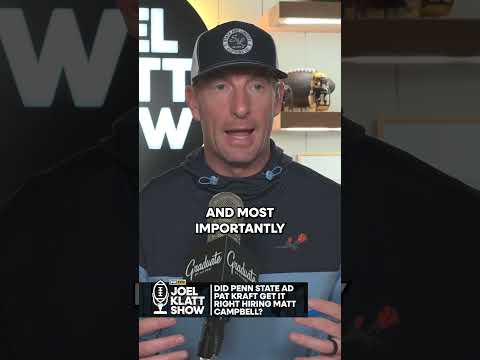 Why Joel Klatt thinks Matt Campbell is a GREAT hire for Penn State 🙌 #football #cfb #pennstate