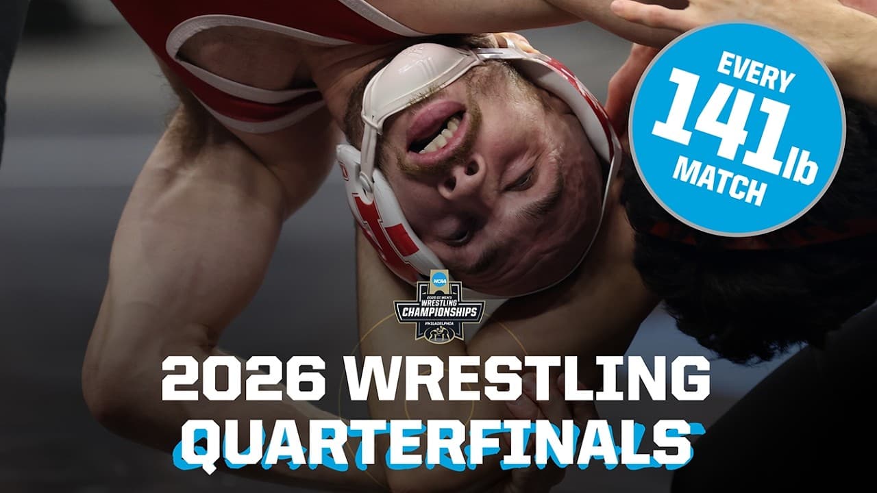 All four 141 lb matches - 2026 NCAA wrestling quarterfinals
