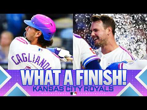 FULL ROYALS INSANE COMEBACK ⚡Royals walk it off in extras (Caglianone ties it, Thomas walks it off!)
