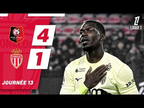 Résumé Stade Rennais - AS Monaco - 13ème journée