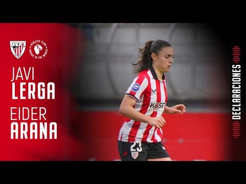 🎙️ Eider Arana & Javi Lerga | post Athletic Club 0-0 FC Badalona Women | Liga F 2025-26 MD15