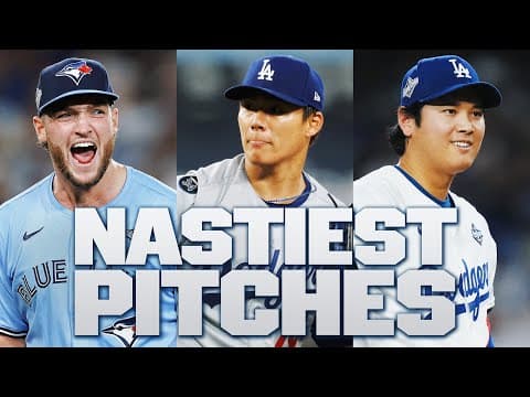 The NASTIEST PITCHES of the 2025 Postseason! (Ft. Yamamoto, Yesavage, Shohei, Skubal, AND MORE!)