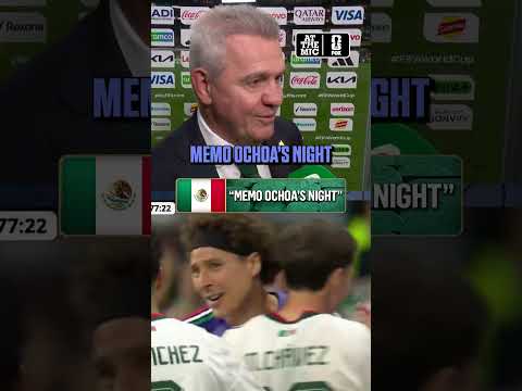 Javier Aguirre gave Memo Ochoa his flowers tonight
