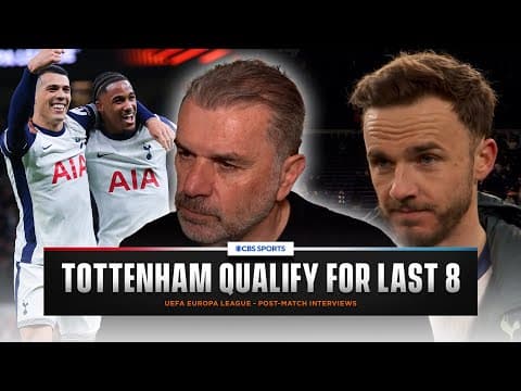"We got MEN IN THERE" Maddison on players returning | "SUPER PLEASED" Postecoglou on Spurs advancing