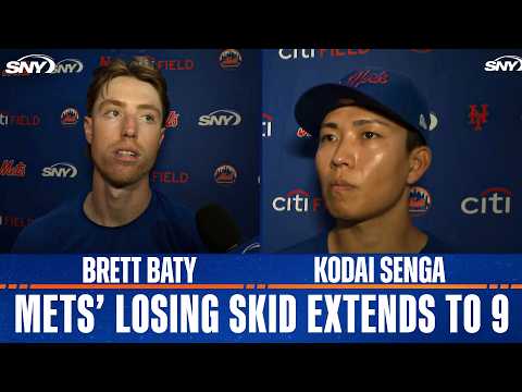 Brett Baty and Kodai Senga postgame after losing streak extends to 9 Games