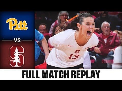 Pittsburgh vs. Stanford Full Match Replay | 2025 ACC Volleyball