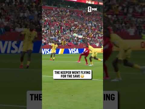 An immediate save by Ati-Zigi 🧤