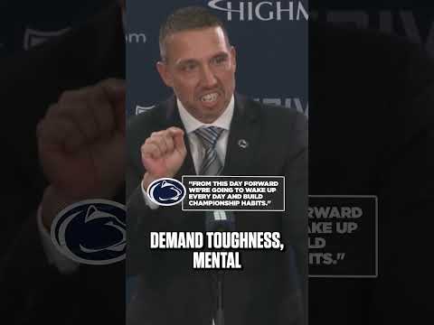Matt Campbell on Penn State building on National Championship Contender 🔥 #cfb #football #college