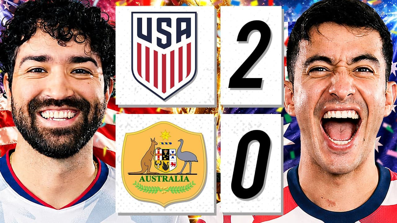 USA ADVANCES!!! 🙏 USA 2-0 AUSTRALIA (REACTION) | Presented by Dove Men + Care