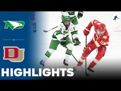 North Dakota vs Denver | NCAA College Hockey | Highlights - January 16, 2026