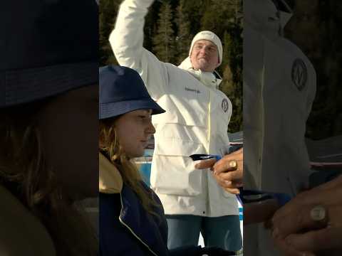 Biathlon podium gets its medal moment 🥇🥈🥉