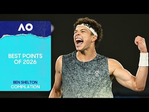 Ben Shelton | Best Points | Australian Open 2026
