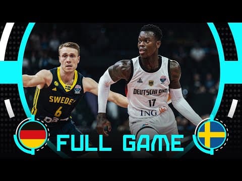 Group Phase | Germany v Sweden | Full Basketball Game | FIBA EuroBasket 2025
