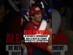 Newhook rejoins the team for practice #Hockey #NHL