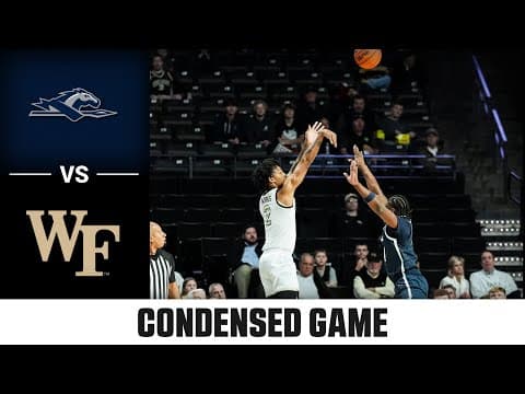 Longwood vs Wake Forest Condensed Game | 2025-26 ACC Men's Basketball