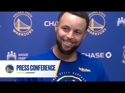 Stephen Curry Recaps Warriors Win, 49 Point Game over Spurs | Nov. 14, 2025