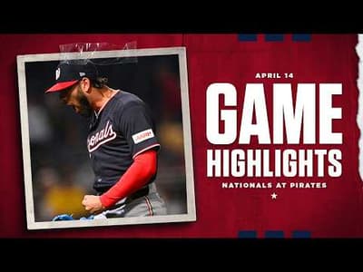 Nationals vs. Pirates Game Highlights (4/14/26) | MLB Highlights