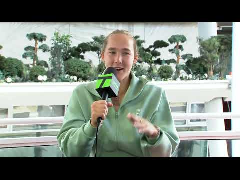 Mirra Andreeva on playing point-by-point & diamond painting in her free time 🖌️ | 2026 Roland Garros