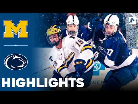 Michigan vs Penn State | NCAA College Hockey | Highlights - February 13, 2026