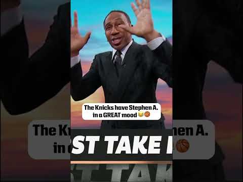 Stephen A.'s too hype 😂