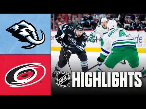 Mammoth vs. Hurricanes | NHL Highlights | January 29, 2026