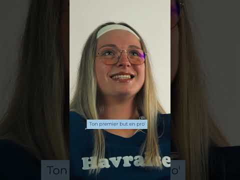 Célestine Boisard, joueuse du Havre AC. 🎙️ #football