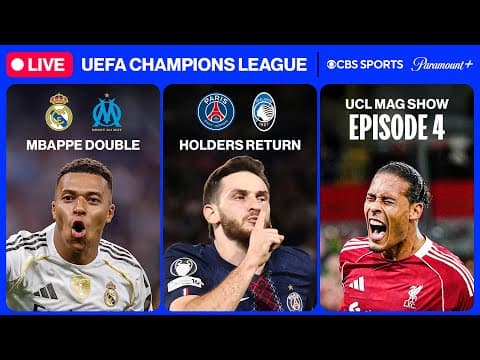 UEFA Champions League 24/7 🔥 | UCL MD1: Real Madrid, PSG & MORE | Monday 9/29 | CBS Sports Golazo