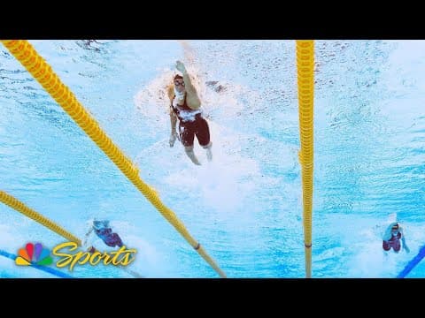 Underwater cam: Team USA makes history in mixed 4x100m free relay | NBC Sports