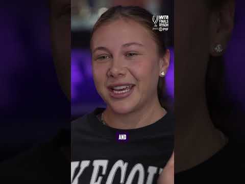 Amanda Anisimova looks back at 4 memories from this year! #wtafinalsriyadh #tennis #sports #memories