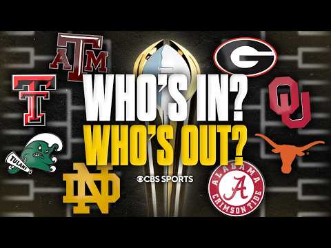 College Football Playoff Rankings Reaction: Who's IN? Who's OUT? | Bracket Prediction After Week 13